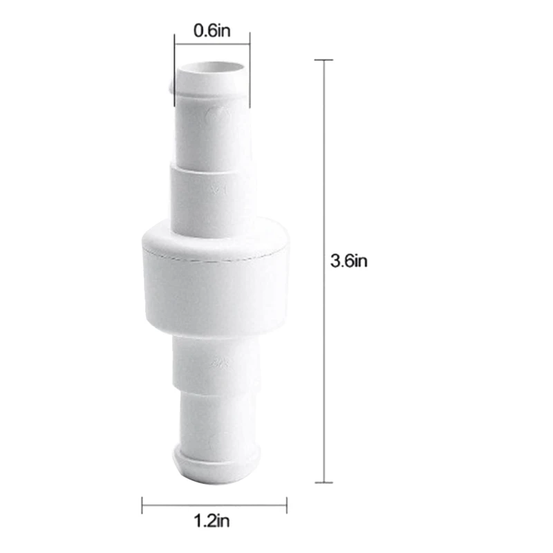 3Pcs Hose Swivel White D20 For Polaris 180 280 380 Pool Cleaner Ball Bearing Swivel Pool Cleaner Replacement Parts 6