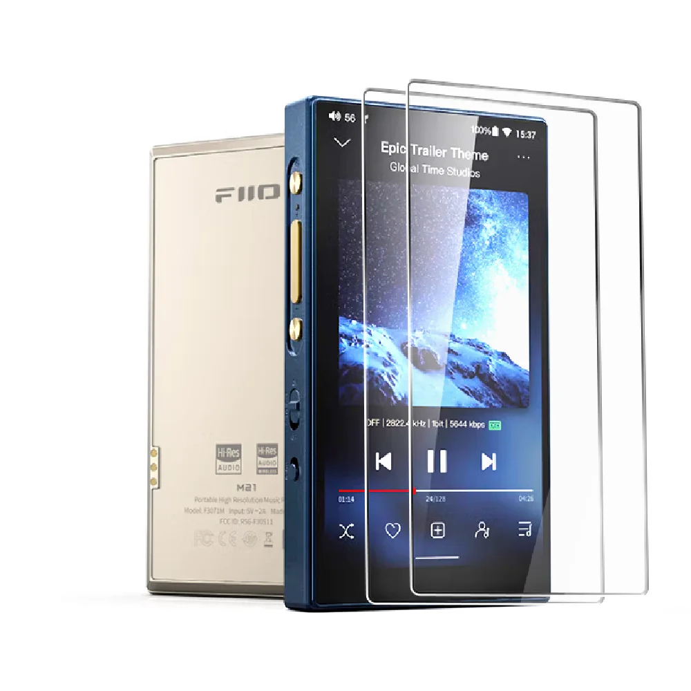 Pellicola Protettiva In Vetro Temperato Per Fiio M11 Plus: Durezza 9H, 2.5D, Anti-impronta, Trasparente - Con Garanzia E Sostituzione - 4