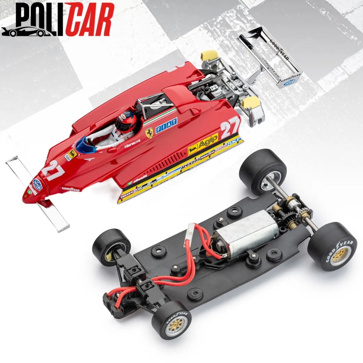 Modèle Réduit Ferrari F126 C2 - Échelle 1/43, Numéro 27 Formule 1, Occasion