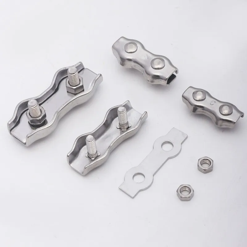 Stainless Steel Wire Rope Clip 1Pcs M2-M6