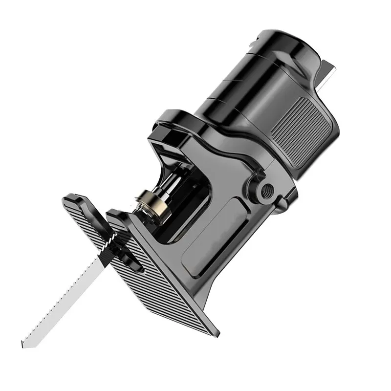 Portable Reciprocating Electric Saw Adapter Electric Drill Modified Tool Attachment with 3 Saw Blades for Wood Metal Cutting 5
