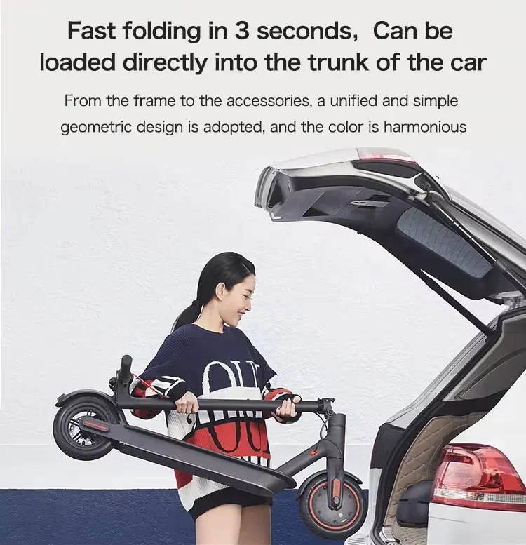 M1 adult electric scooter 350W 36V 5.2AH China warehouse scooter 8.5-inch foldable urban small maximum speed 25km/h