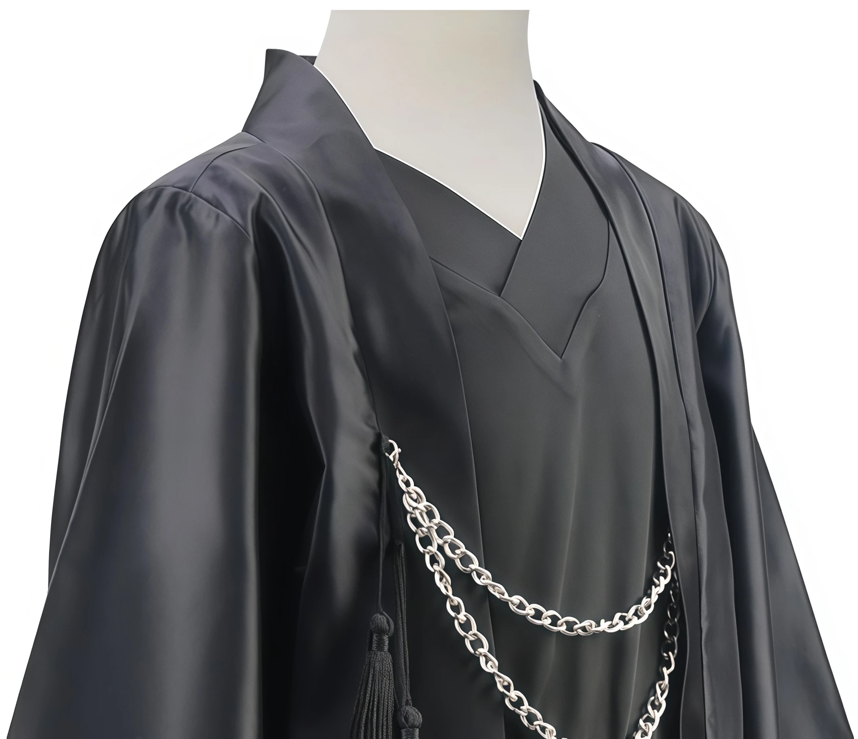 Kinder Kpop Cosplay Idol Jungen Kostüm Schwarzer Mantel Tops mit Hosen für Kinder Halloween Party Karneval Bühnenauftritt Outfits – Detail 4