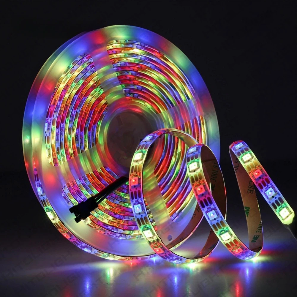 DC5V SK6812 RGBW/RGBWW Led Strip 4 in1 WS2812B IC 30/60/144Leds/m Individual Addressable Smart Led Pixel Light 1M/3/4/5Meters