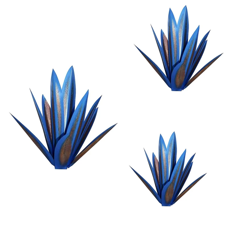 

Tequila Rustic Sculpture Metal Agave Plant Home Decor Rustic Hand Painted Metal Agave Garden Ornaments Outdoor