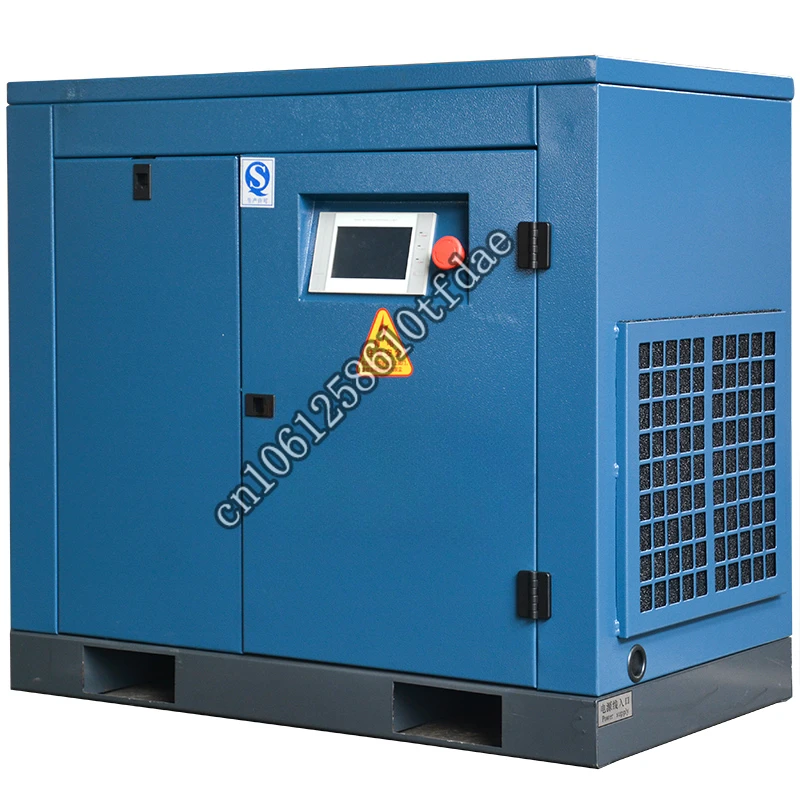 kaishan VSD moter 7.5kw 10hp 15hp 22hp 37kw screw air compressor in general industrial equipment italy high quality big tank high flow single phase large pump 10hp 500l belt auto air compressor