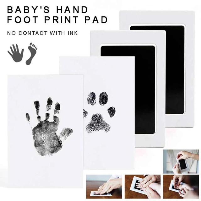 Baby Handprint Footprint Ink Pads Kits Pet Cat Dog Paw Print