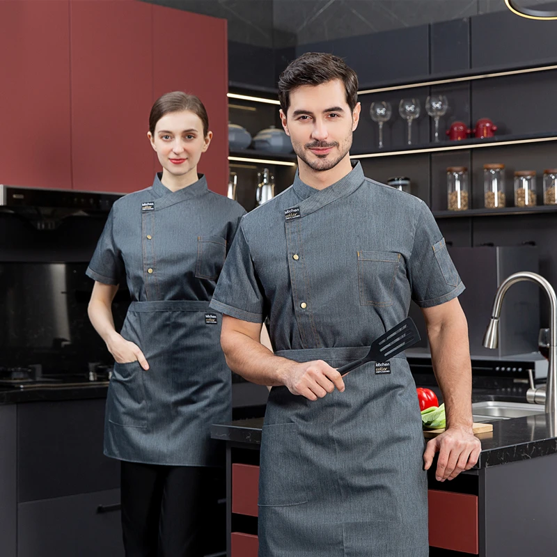 de Chef Unisex para hombre, uniforme de cocina restaurante, Hotel, ropa de cocina, camisa de Chef de Catering _ - AliExpress