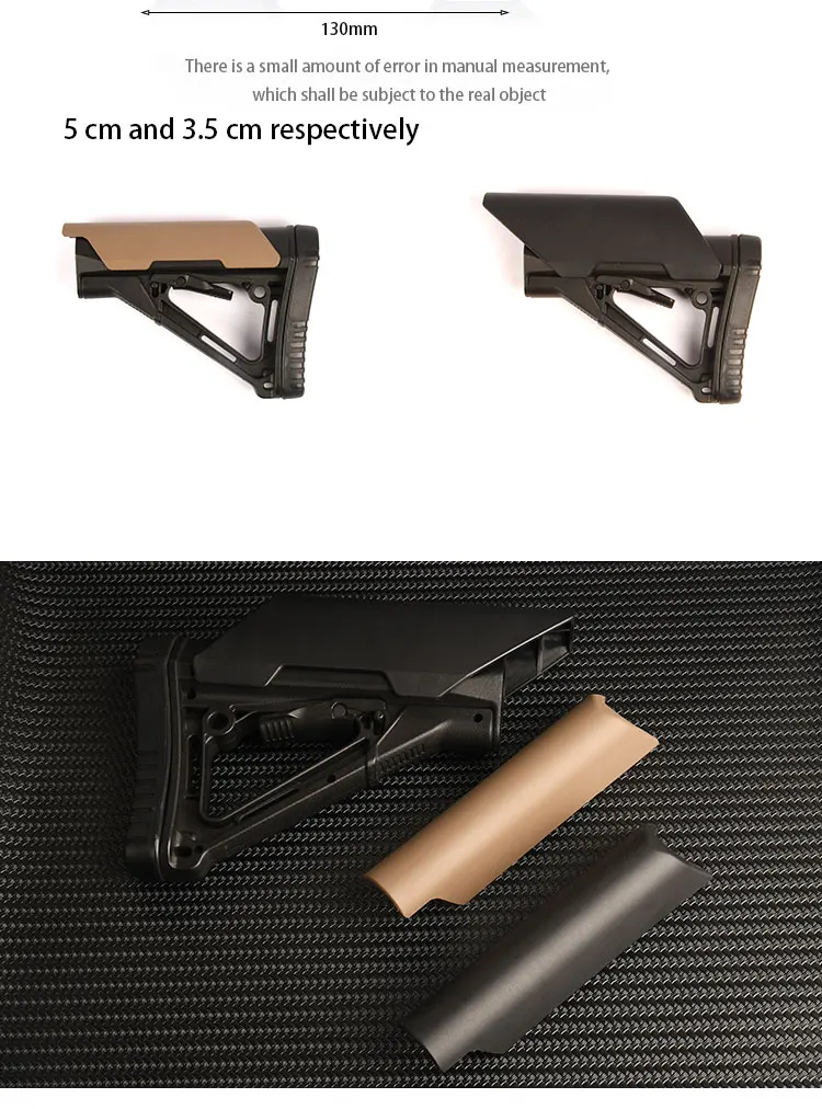 CTR Cheek Riser Low High Version Non-Gunstock Buttstock Enhancer für AR-15 M4 Jagdgewehrzubehör – Detail 4
