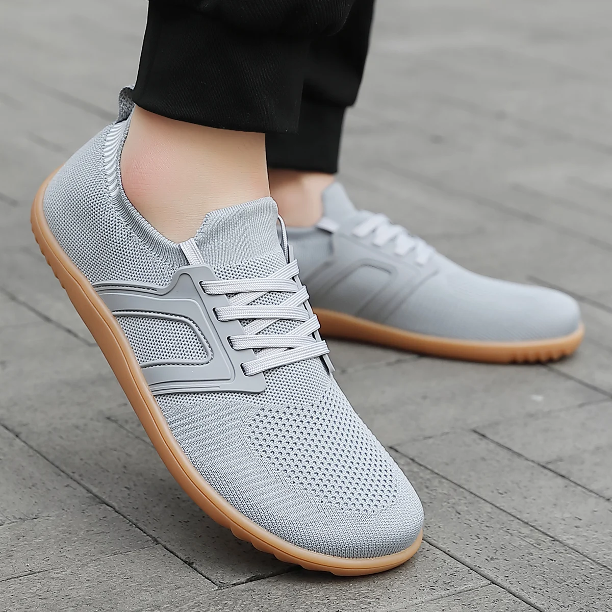 Joomra Men's Cross Trainer Minimalist Barefoot Shoes Zero Drop Sneakers | Wide Toe Box | Upgrade Stability 4
