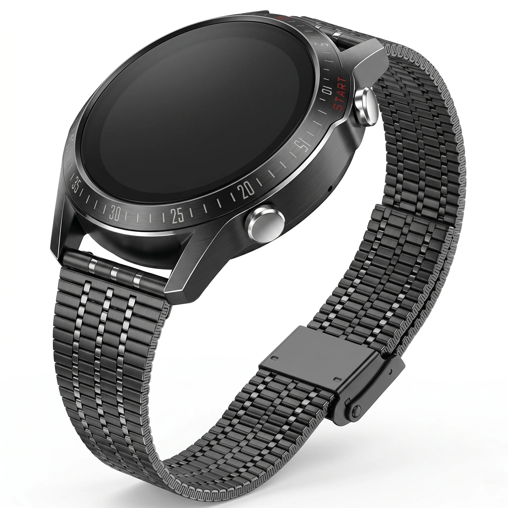 Elegant Stainless Steel Watch Strap - Breathable Quick Release Bracelet