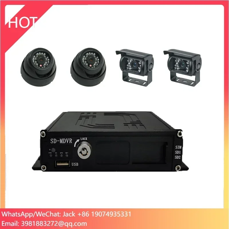 고품질 4채널 1080P 차량용 모바일 DVR 카메라 MDVR 모바일 DVR 트럭 GPS 추적기