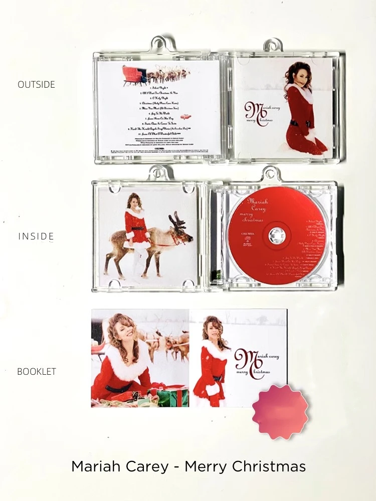 Mariah Carey Mimi MINI Music CD NFC Keychain Play Song Merry