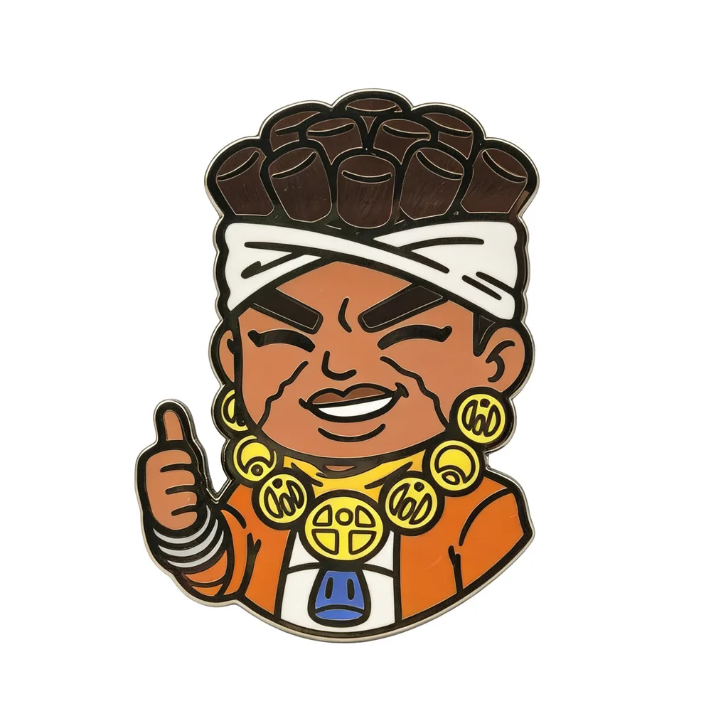 JoJo's Bizarre Adventure Collectible Anime Pins & Brooches Set