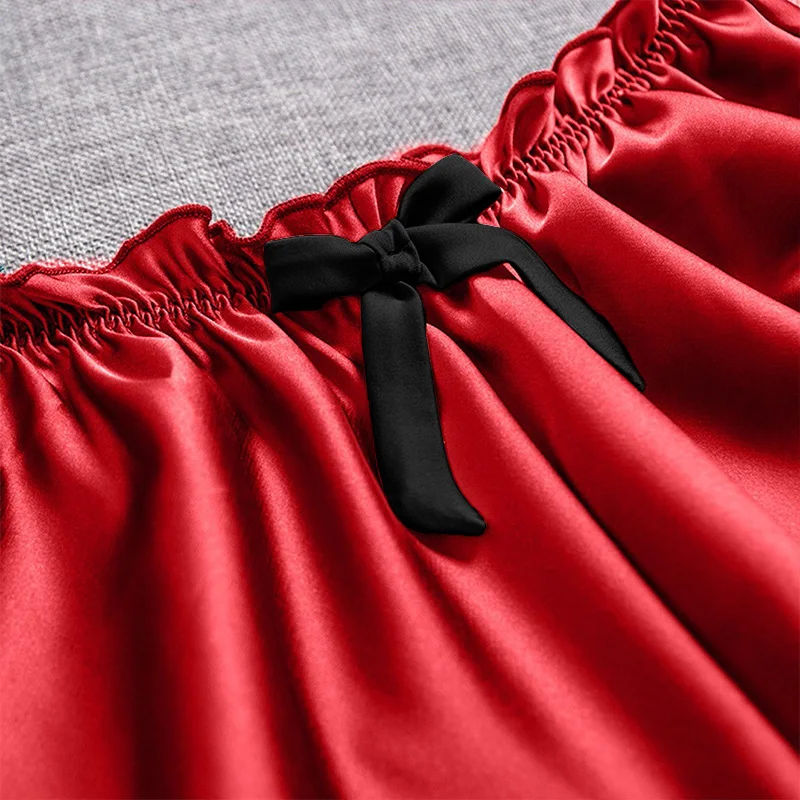 Satin Traceless Ice Silk Women'S Panties Breathable Large Mid Waist Underwear For Women Briefs Sexy Underpants Female Lingerie