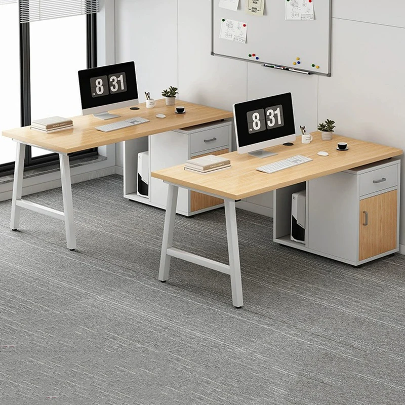 Accessori Modern Executive Desk Gaming Makeup Corner Office Room Desk Table Student Tablo Scrivania Mobili Per La Casa Anglare