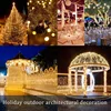 7m/12m/22m/32m LED Solar Light Outdoor Garden Fairy String Light Led Twinkle Waterproof Lamp for Christmas Patio Tree Party 5