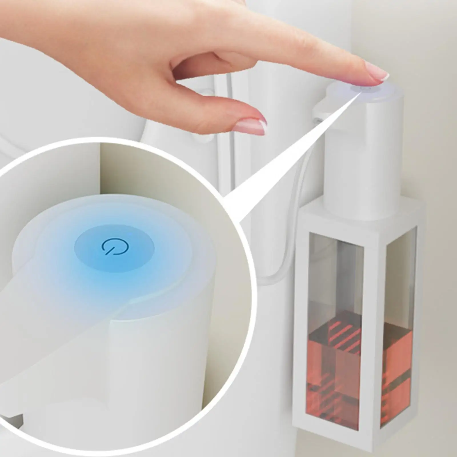 Toilet Bowl Cleaning System Automatic Foam Soap Dispenser Toilet Tank Cleaner Powerful Cleaning for RV Public Occassions Dorm