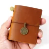 Genuine Leather Traveler's Notebook Handmade Diary Cowhide Pocket Planner Notebooks for Students Stationery 3