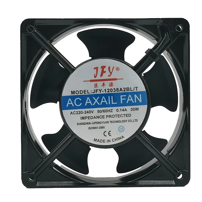 

Genuine Jufengyuan JFY-12038A2BL/t double ball industrial fan 12cm 220V 0.14a 30W 12038