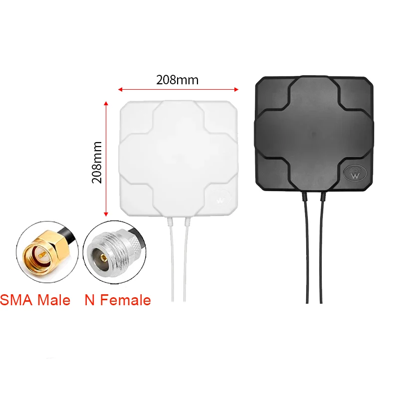 698-2700MHz GSM 4G LTE NB-IOT Outdoor High Gain Dual Polarization Directional Flat Panel Wall Mounted Signal Enhancement Antenna