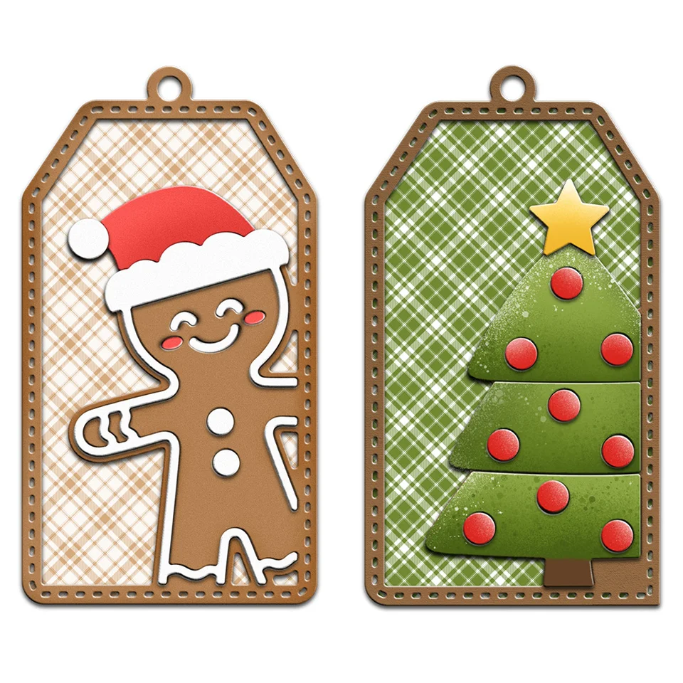 Fustelle Per Scrapbooking Metallo 13,8x10,5 Cm | Set Stencil Taglio E Goffratura | Compatibile Sizzix Cuttlebug