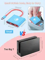TUTI USB C to HDMI adapter with USB3.0 Port,portable TV adapter supporting 4K/30HZ dock mode,for Steam Deck/Nintendo Switch OLED - Image 4