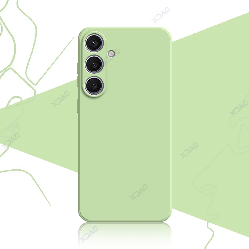 Square Liquid Silicone Phone Case - 360° Soft Protective Anti-Fall Armor Cover