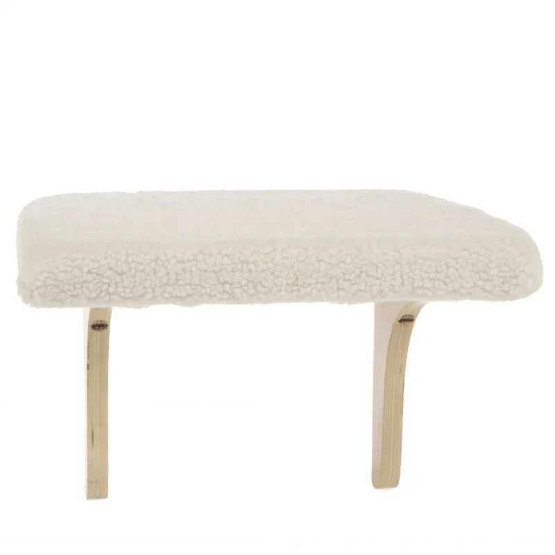 

Smartykat, коврик для подоконника в виде лапы, окуня, плюшевый чехол из шерпы, кремовый