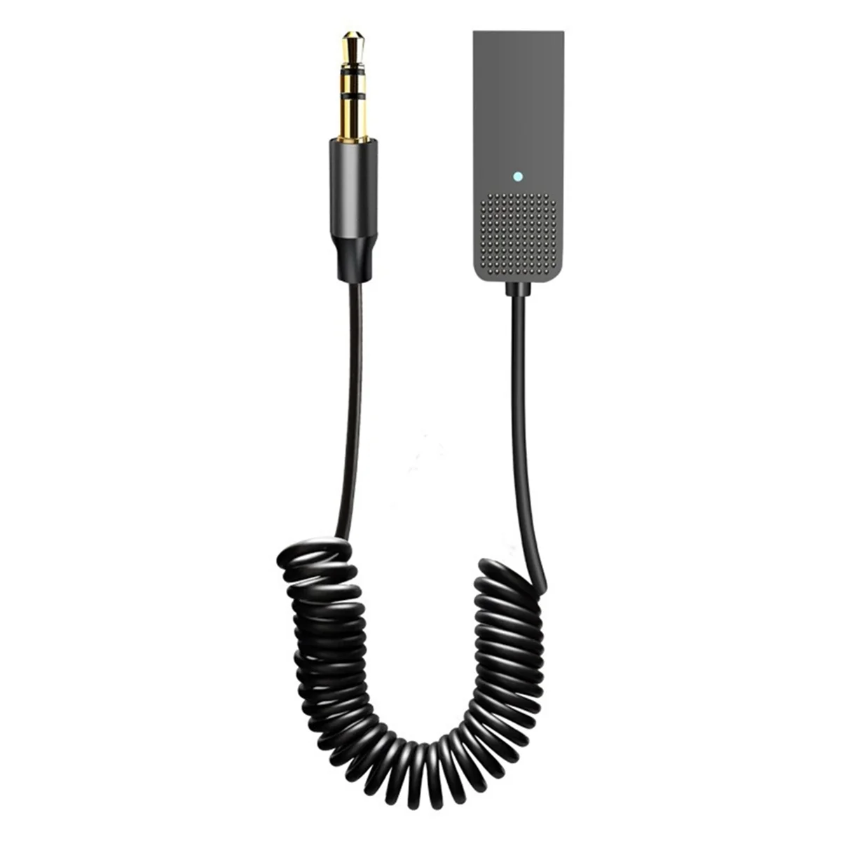 SEMOIC Bluetooth 5.2 Audio Receiver Stereo Dongle USB to 3.5mm AUX Jack Car Wireless Handsfree for Car Kit Speaker Amplifier