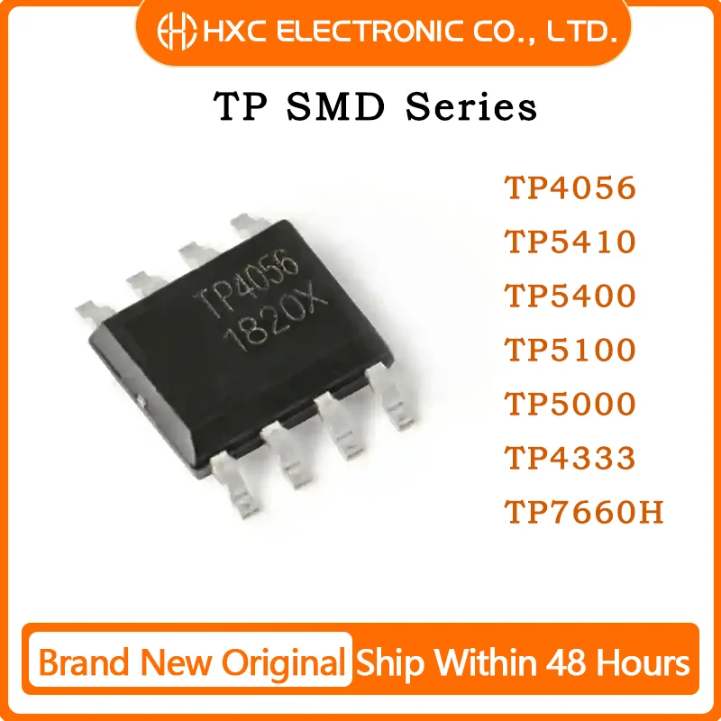 Tp4056 Tp5410 Tp5400 Tp5100 Tp5000 Tp4333 Tp7660H Smd Chip Ic Di Alimentazione Del Caricatore Autentico Originale Nuovo Di Zecca