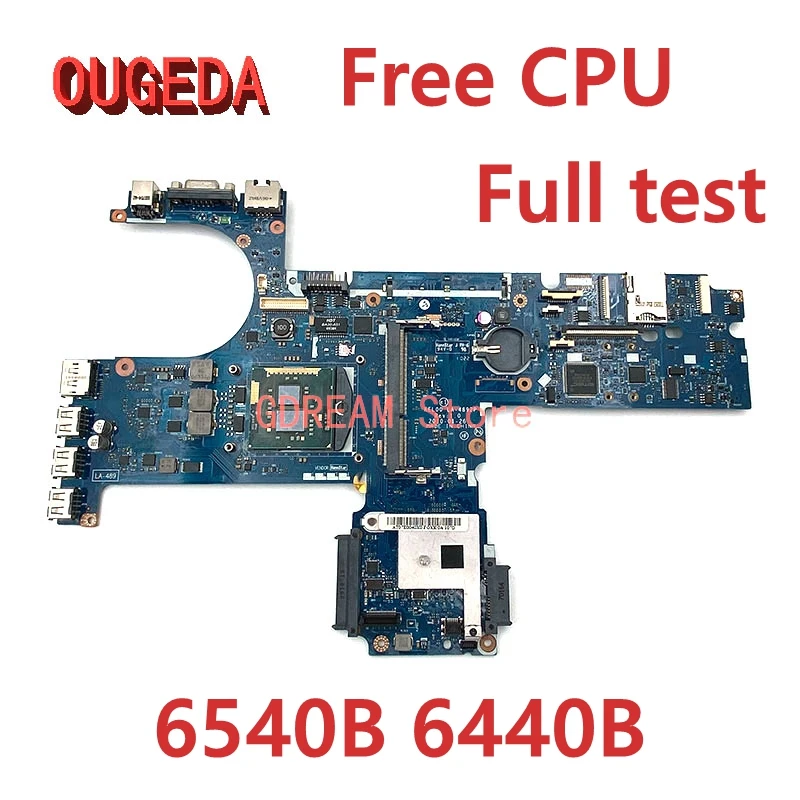 

OUGEDA 593842-001 593842-001 KEL00 LA-4892P for HP Probook 6540B 6440B Laptop Motherboard HM57 DDR3 Free CPU mainboard full test