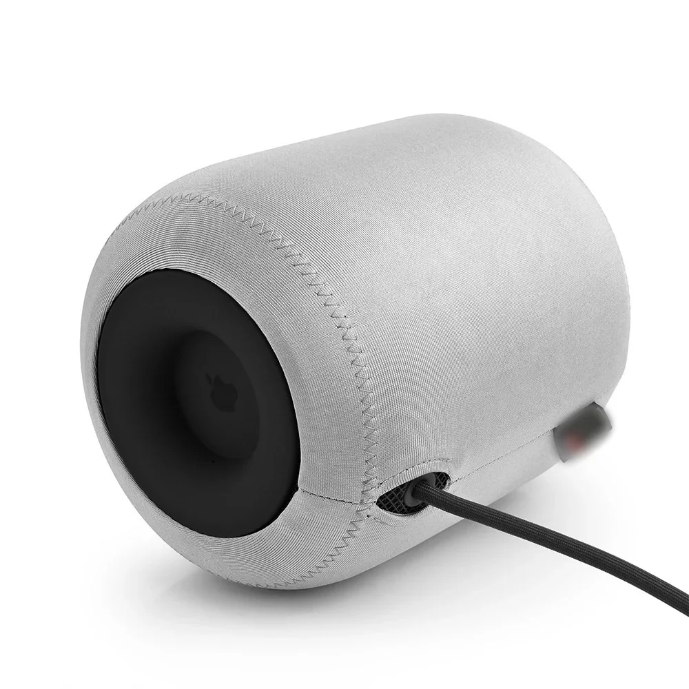 HomePod1/2 스피커 충전 구멍이있는 방진 커버 휴대용 방수 스피커 탄성 보관 보호 커버