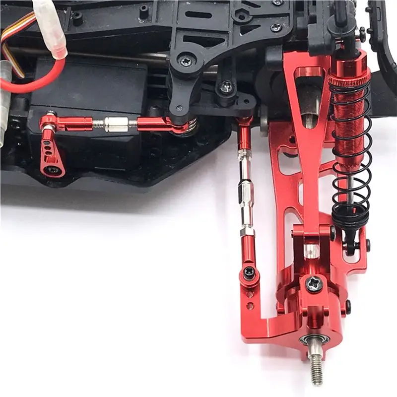Y22A-1 Wltoys 104009 104016 104018 12401 12402-A 12404 12409 액세서리, 2용 금속 전면 하부 서스펜션 세트