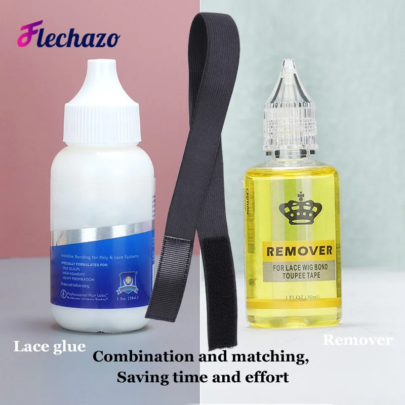 Ultra Hold Wig Glue For Lace Wigs Hair Replacement Adhesive Hair Glue Remover with Elastic Wig Band for Extensions wig glue hair bonding glue lace wig glue wig glue remover