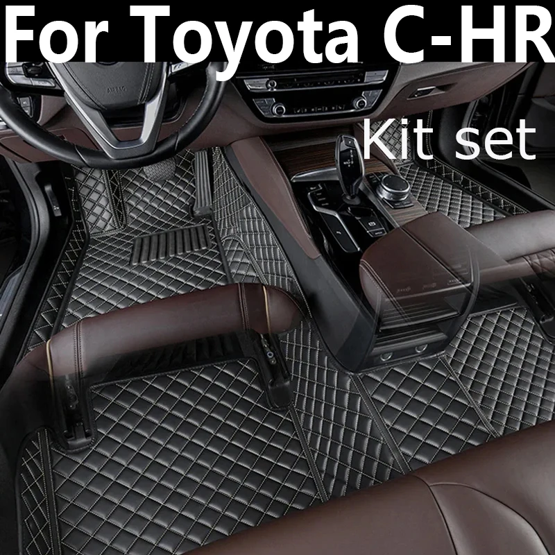 

Кожаные автомобильные коврики для Toyota C-HR CHR 2016 2017 2018 2019 2020, коврики, накладки, аксессуары для интерьера