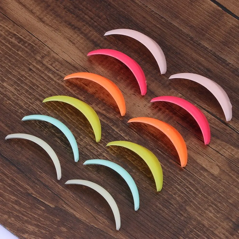Eyelash Curling Aid Rainbow Applicator Tools Eyelash Extension 3D Eyelash Lifting Eyelash Curler Tool Silicone Eyelash Perm Pad