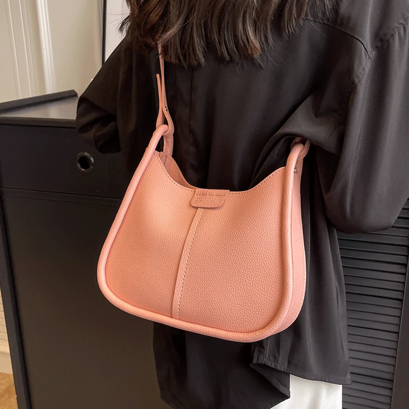 

Simple Crossbody Bags for Women New Fashion Popular Shoulder Bag Female Hobos Bags Ladies Office Worker Handbag Designer Bag Sac