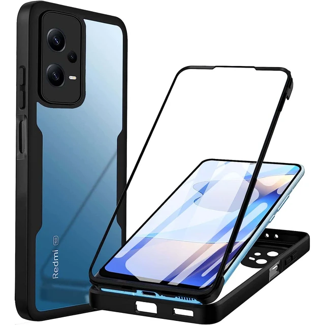 360 Degree Case For Xiaomi Redmi Note 12 Pro Plus 5G 11 Pro 5G 10 5G 12 4G  11S 4G 10 9 Transparent Double-sided Shockproof Cover - AliExpress