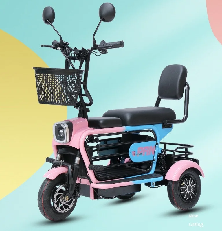 high speed small 350w adult electric 3 wheeler the best kinds of electrical motorcycle scooter tricycle