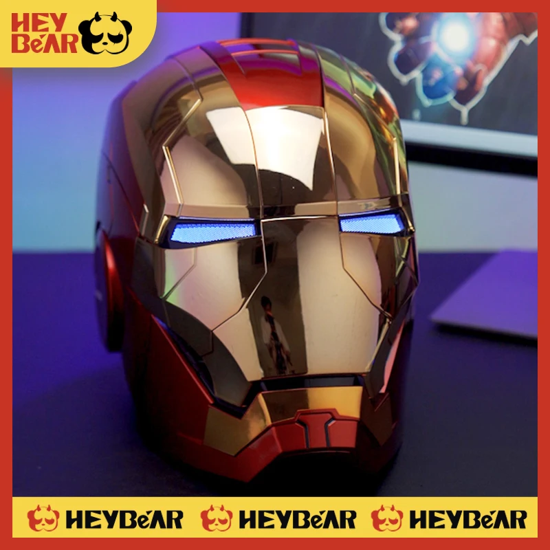 Casque Iron Man Mk5, The Avengers Cosplay, masque portable, adulte,  enfants, collection électrique, figurine d'action, super cadeau, jouets, 1:1