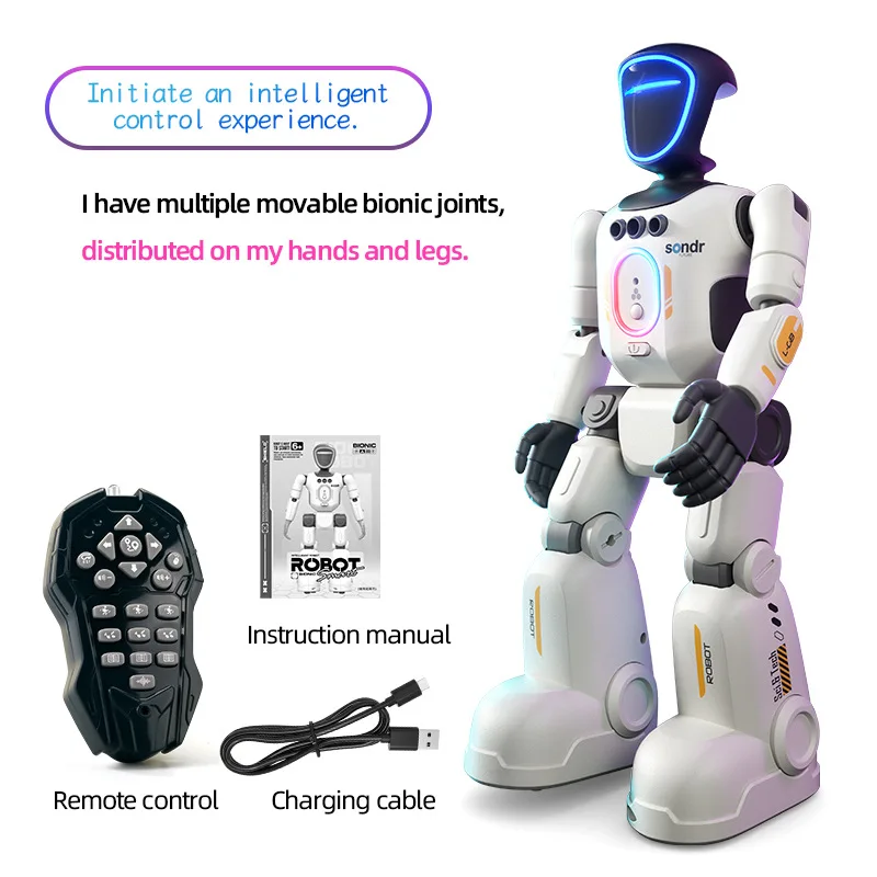 Nuovo robot RC caldo Smart Action Walk Canto Danza Action Figure Gesto Sensore Giocattoli Regalo per bambini - immagine 6