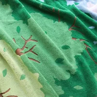 Mignon 100% coton broderie dessin animé serviettes salle de bain petite serviette Batrh pour enfants adultes plage 3