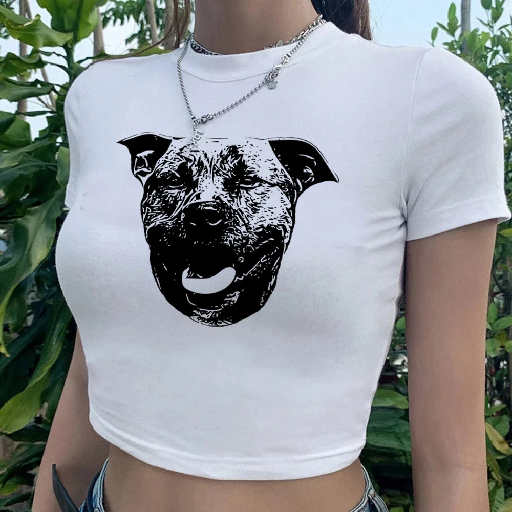 Amstaff Fairy Grunge Hippie Crop Top Donna Vintage Yk2 Cyber Y2K Goth Crop Top