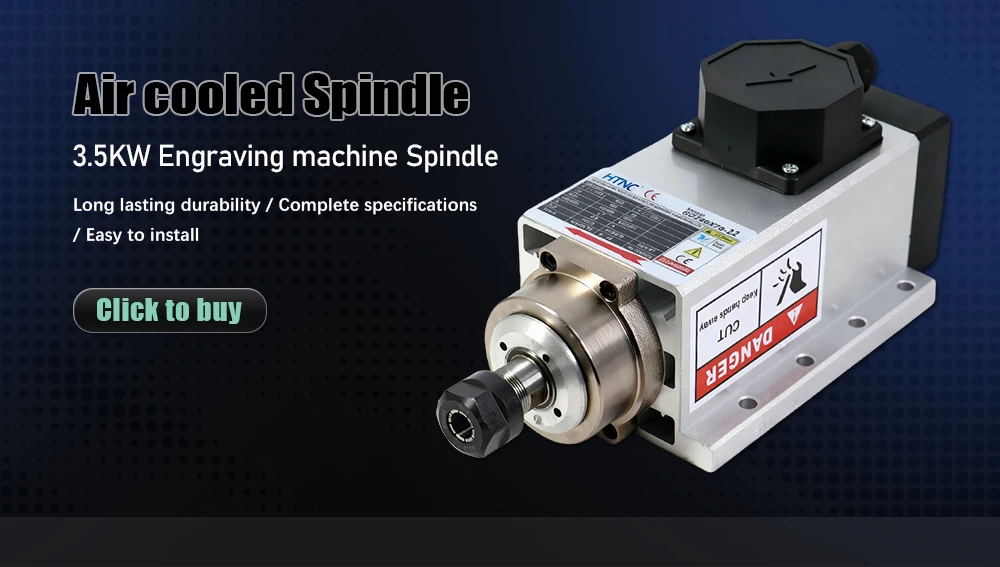 2026 New 3500w Spindle Motor For wood aluminium soft metal High Speed 400hz 2400