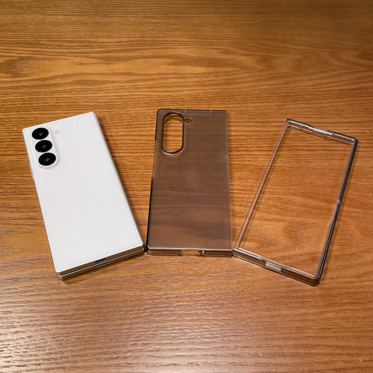 Ultra Thin Slim Matte Shockproof Semi-Transparent Folding Case