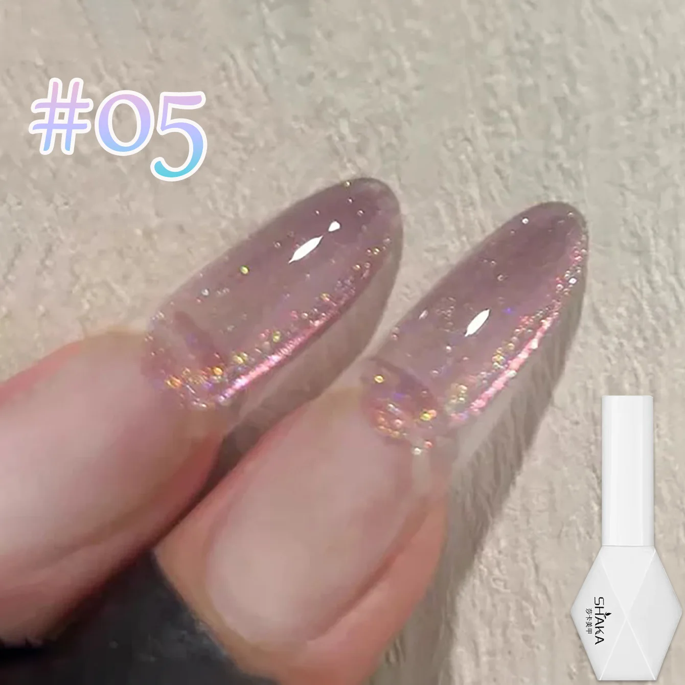 1-10pcs SHAKA 스프링 레인보우 캣 아이 퍼플 블루 젤 네일 폴리쉬 2026 새로운 슈퍼 플래시 할로윈 다목적 네일 젤