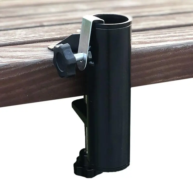 Heavy Umbrella Clamp Durable Long Lasting Wear Resistant Anti-Rust Easy Operation for Beach Courtyard Balcony Umbrella Stands