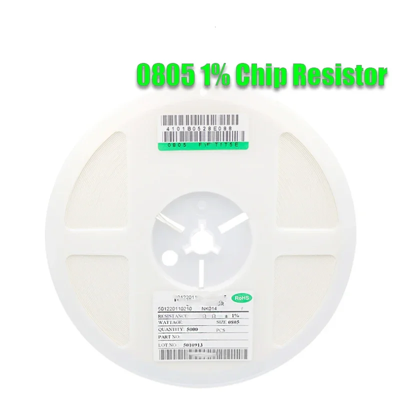 5000pcs 1% 0805 SMD resistor 0R ~ 10M 1/8W 0 0.1 1 10 100 150 220 330 ohm 1K 2.2K 10K 100K 0R 1R 10R 100R 150R 220R 330R 1M 10M 100pcs lot 1 4w 1% metal film resistor 1r 1m 100r 220r 330r 1k 1 5k 2 2k 3 3k 4 7k 10k 22k 47k 100k 100 220 330 2k2 3k3 4k7 ohm