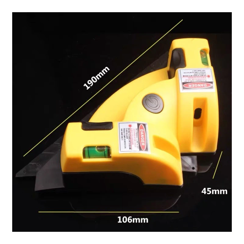 Right Angle 90 Degree Square Laser Level Laser Vertical Ground Wire Instrument Measurement Job Tool Construction Tools laser level laser angle gauge